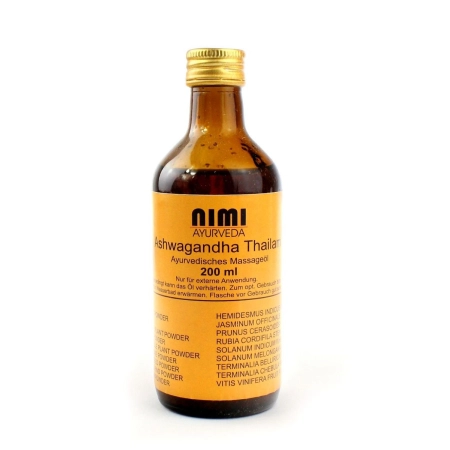 Nimi - Ashwagandha Thailam - 200ml | Miraherba Ayurveda