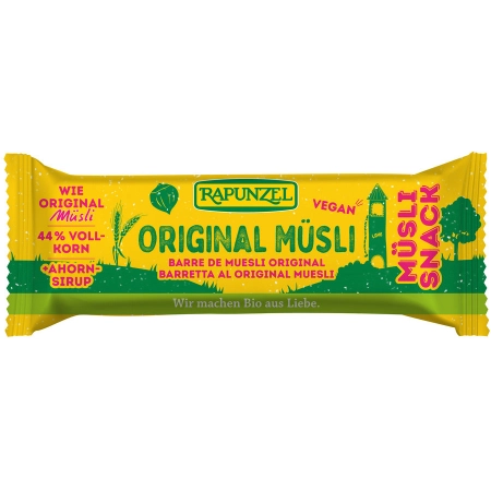 Rapunzel - Müsli-Riegel Original-Müsli - 50g | Miraherba Bio Riegel