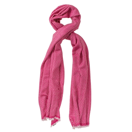 Miraherba - Écharpe Lama Cachemire - ZigZag | Textiles Miraherba