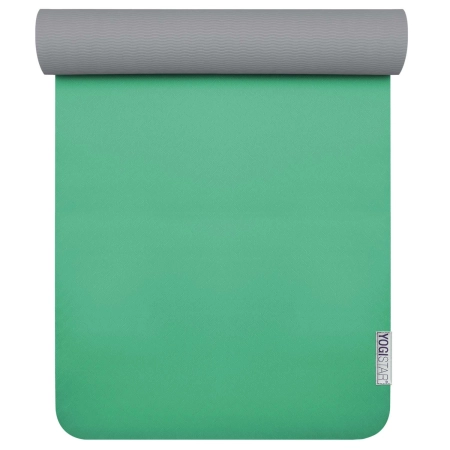 Yogistar - Yogamatte Yogimat PRO - Grün-Hellgrau